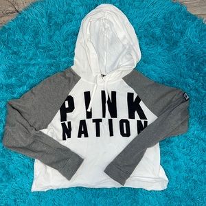 PINK Cropped Sweatshirt